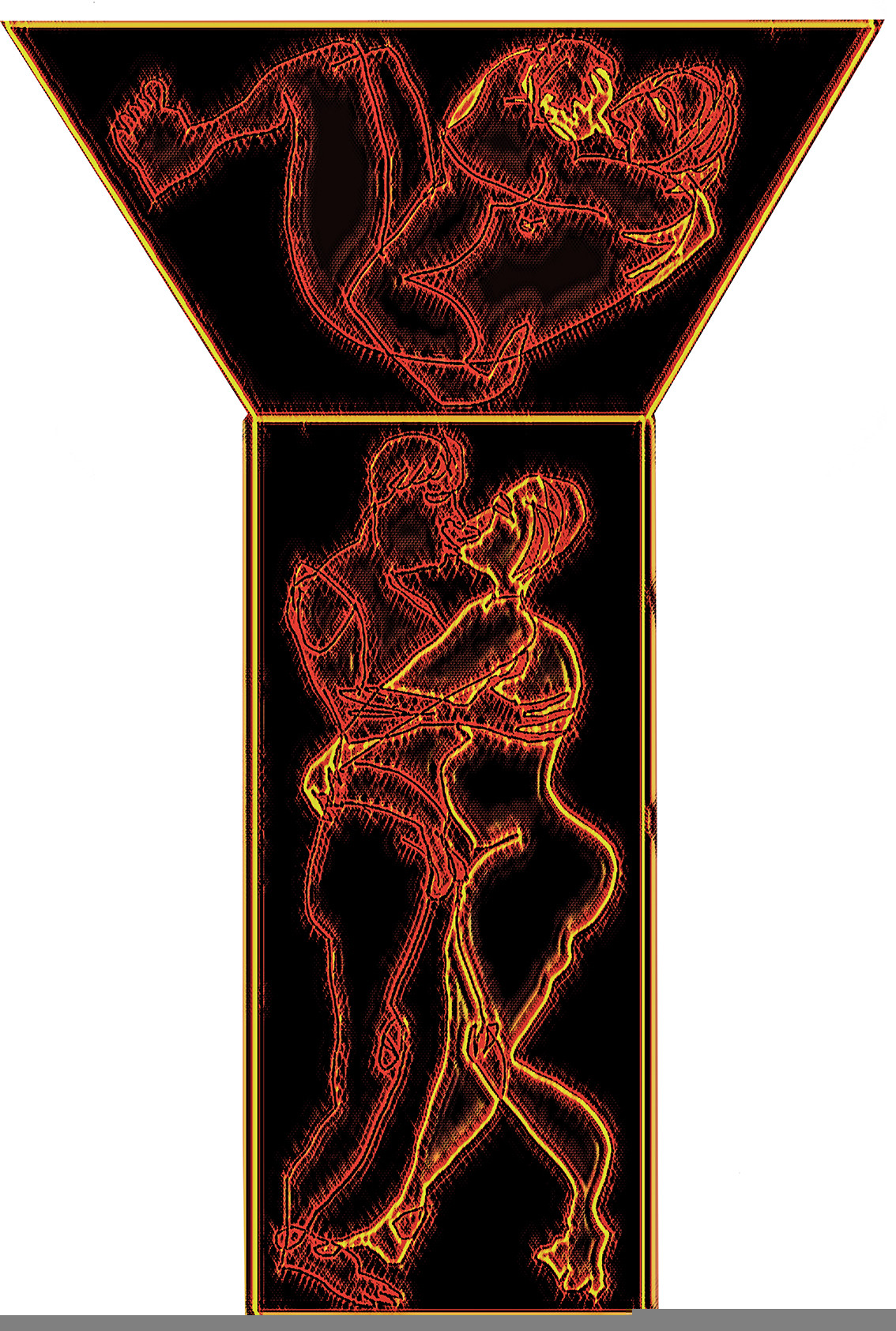 66 -COUPLE EN ECHO- LUCIE - NEURONAL