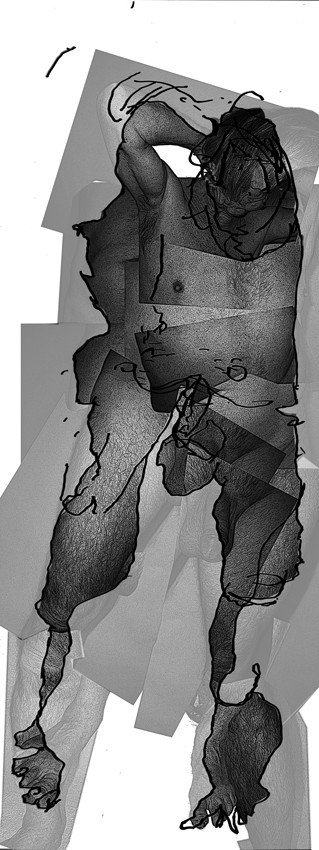 HE  CL   COMPOSITION 4palette graphiqueimpression jet d'encre2 fois  40 x 30