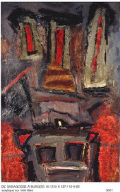DE SARGASSE A BURGOS 3210 X 137acrylique sur toile libre10 - 9 - 1989