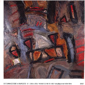 DE SARGASSE A BURGOS 6205 x 205acrylique sur toile libre4 - 1990