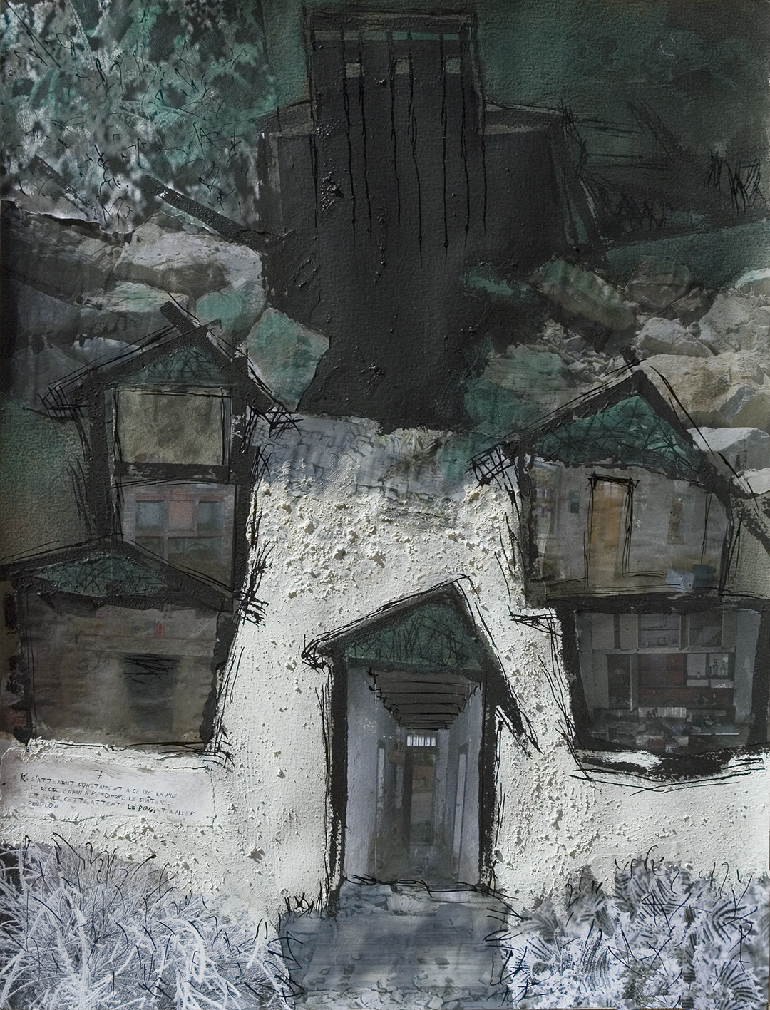 A L'OMBRE DU CHÂTEAU ( d'Après Kafka )