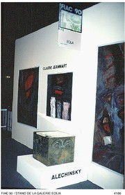 FIAC 1990   stand de la Galerie EOLIA de Paris